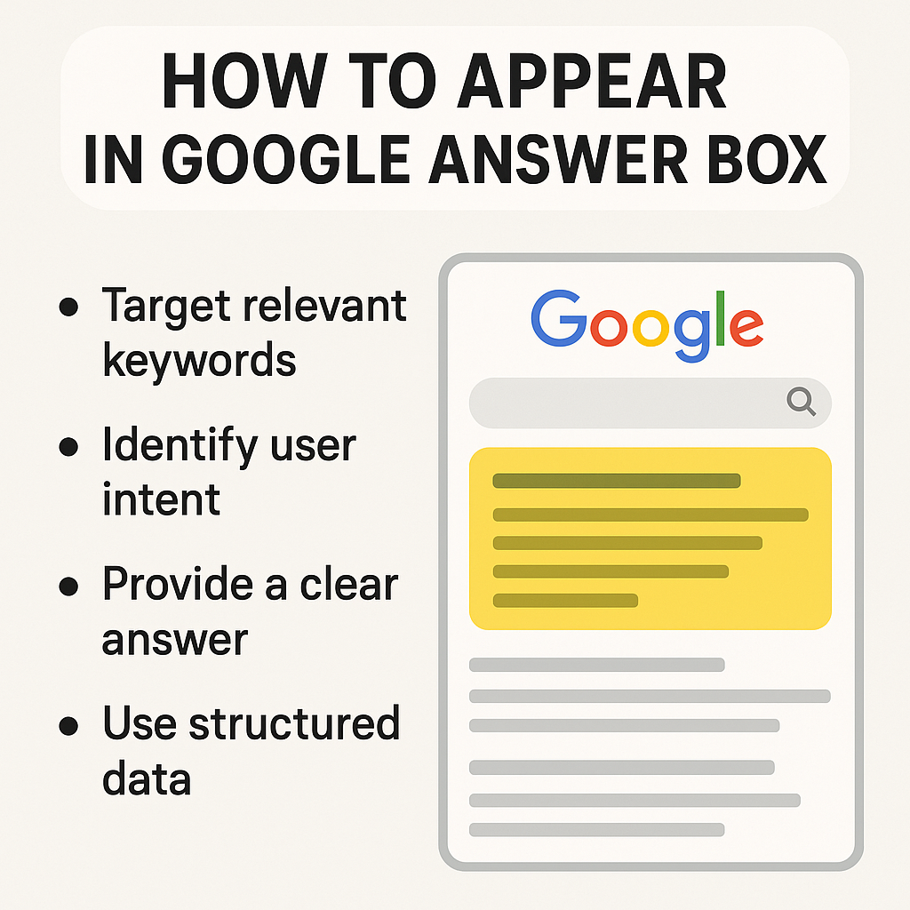 Blog 1 How To Appear In Google Answer Box