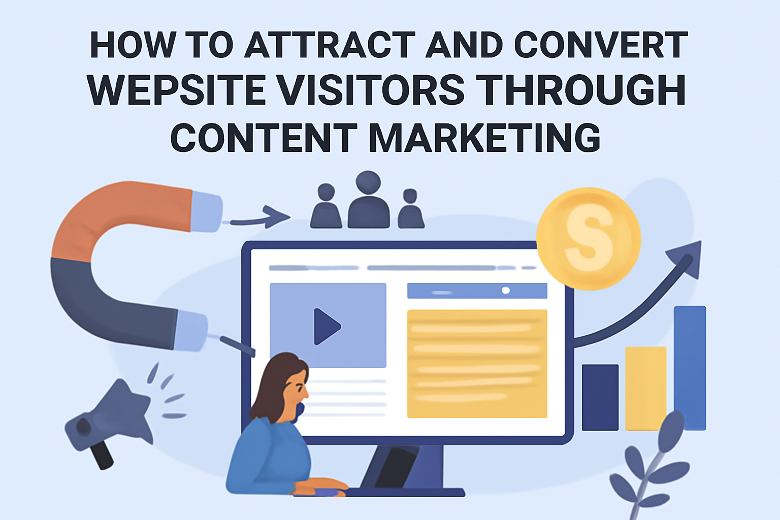 How to Attract and Convert Website Visitors through Content Marketing