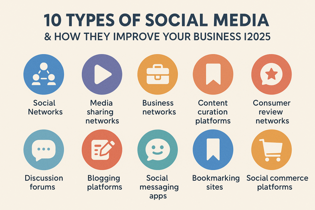 10 Types of Social Media & How They Improve Your Business in 2025 1 10 Types of Social Media & How They Improve Your Business in 2025
